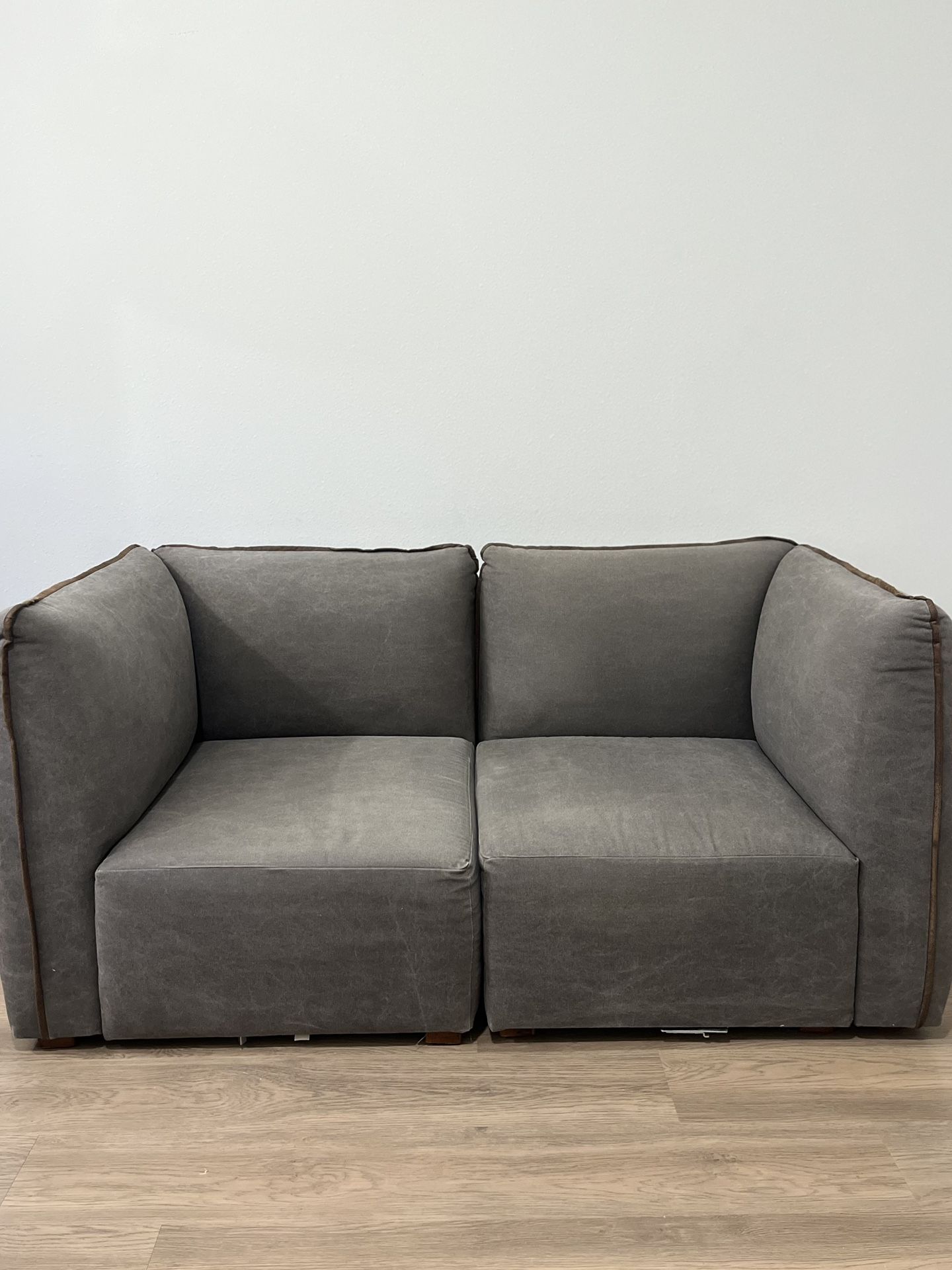 Bryce Gray Lounge 2-Seater Sofa
