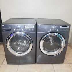 LG washer and Electric Dryer Free Deliver And Installation 6 Month Warranty 