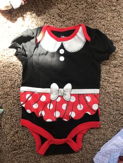 Minnie Mouse onesie