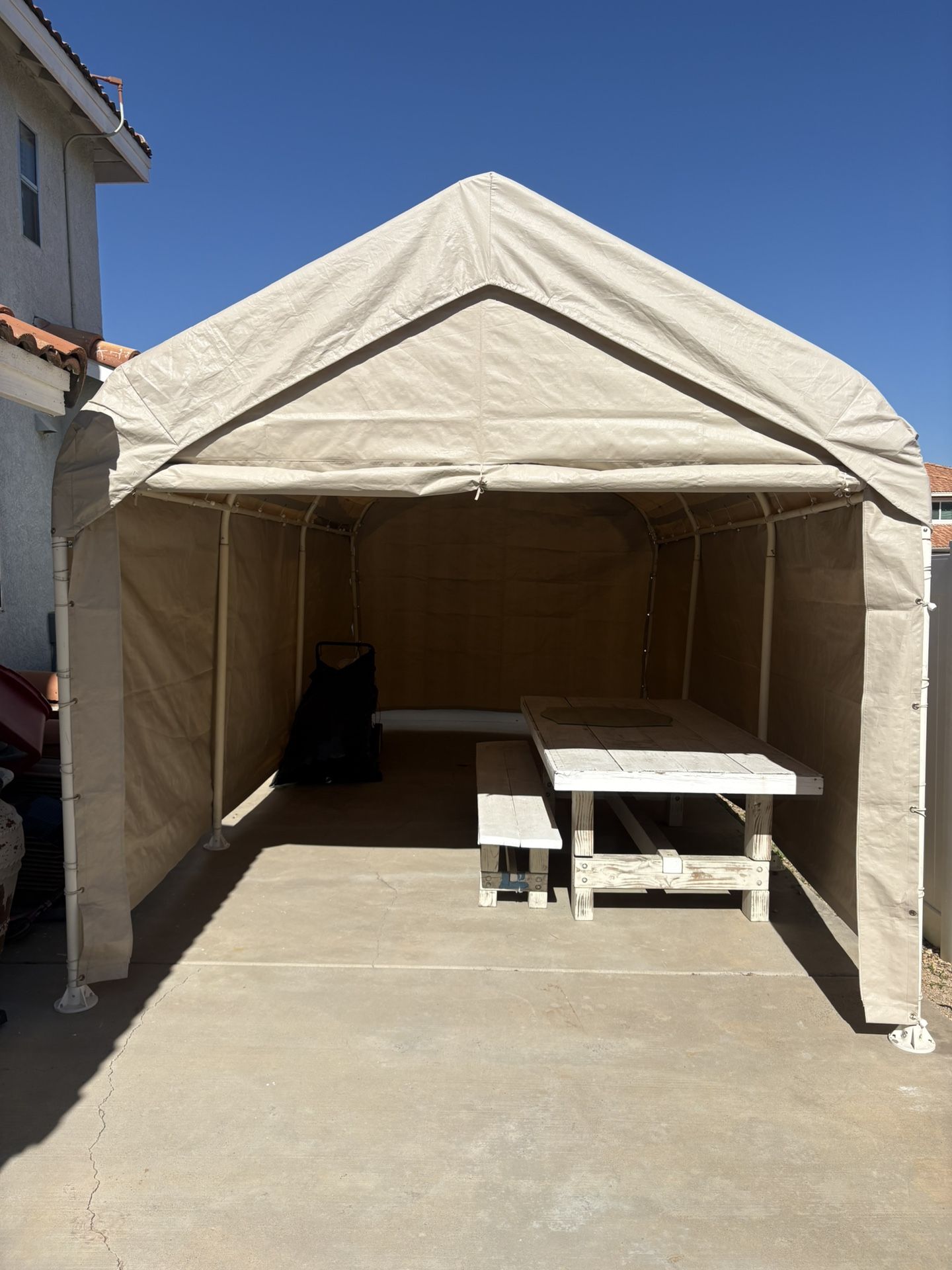 20 X 10 Car Port (10 Ft Tall)