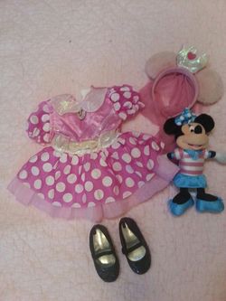 Baby girl Minnie Mouse Costume 12 to 18 mo