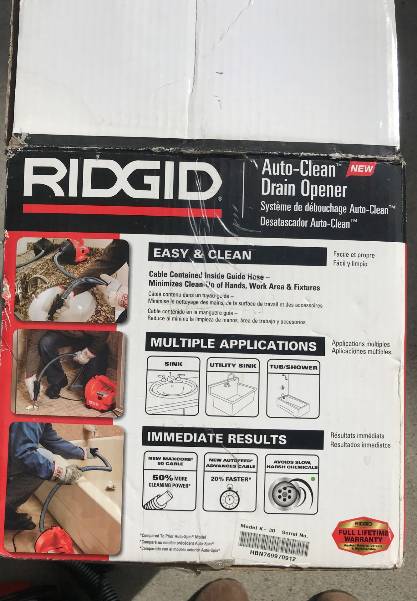 Drain opener
