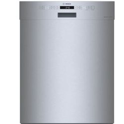 Bosch - 300 Series 24” Front Control Smart Built-In Stainless Steel Tub Dishwasher