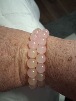 Pink crystal bracelet