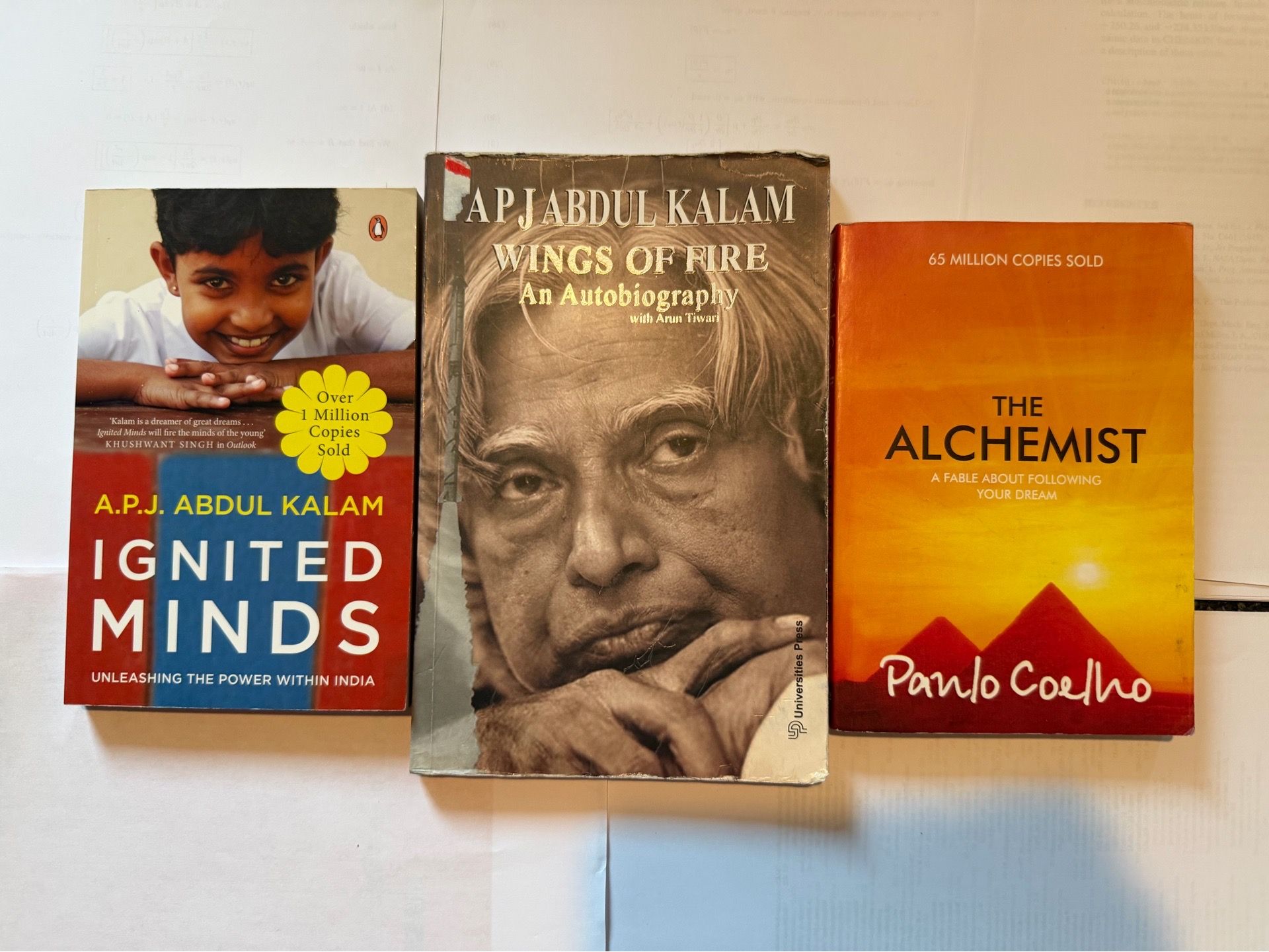 Book Bundle – The Alchemist, Wings of Fire, Ignited Minds
