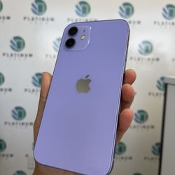 iPhone 12 64Gb Unlocked Purple Charger And Headphones 💜💟