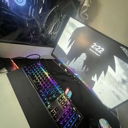 Gaming Monitor And Keyboard Mouse For Sale!