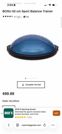 Bosu sports balance trainer