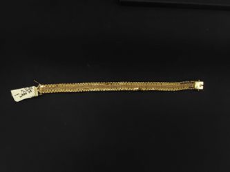Woven Bracelet - Yellow Gold 14k (.585) 14.7 grams 6 inch