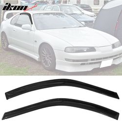 Fits 92-96 Honda Prelude BA8 BB2 Window Visors Acrylic Sun Rain Deflectors 2PC