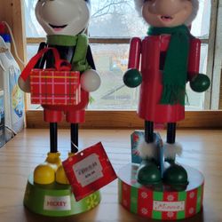 Mickey and Minnie Nutcrackers