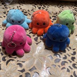 Octopus 🐙 Reversibles 😍 Keychain 