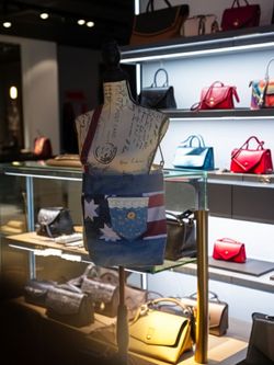 Handmade Denim Patchwork Crossbody Bag