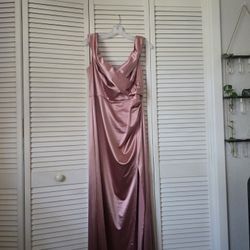 Pink Bridesmaid Dress 