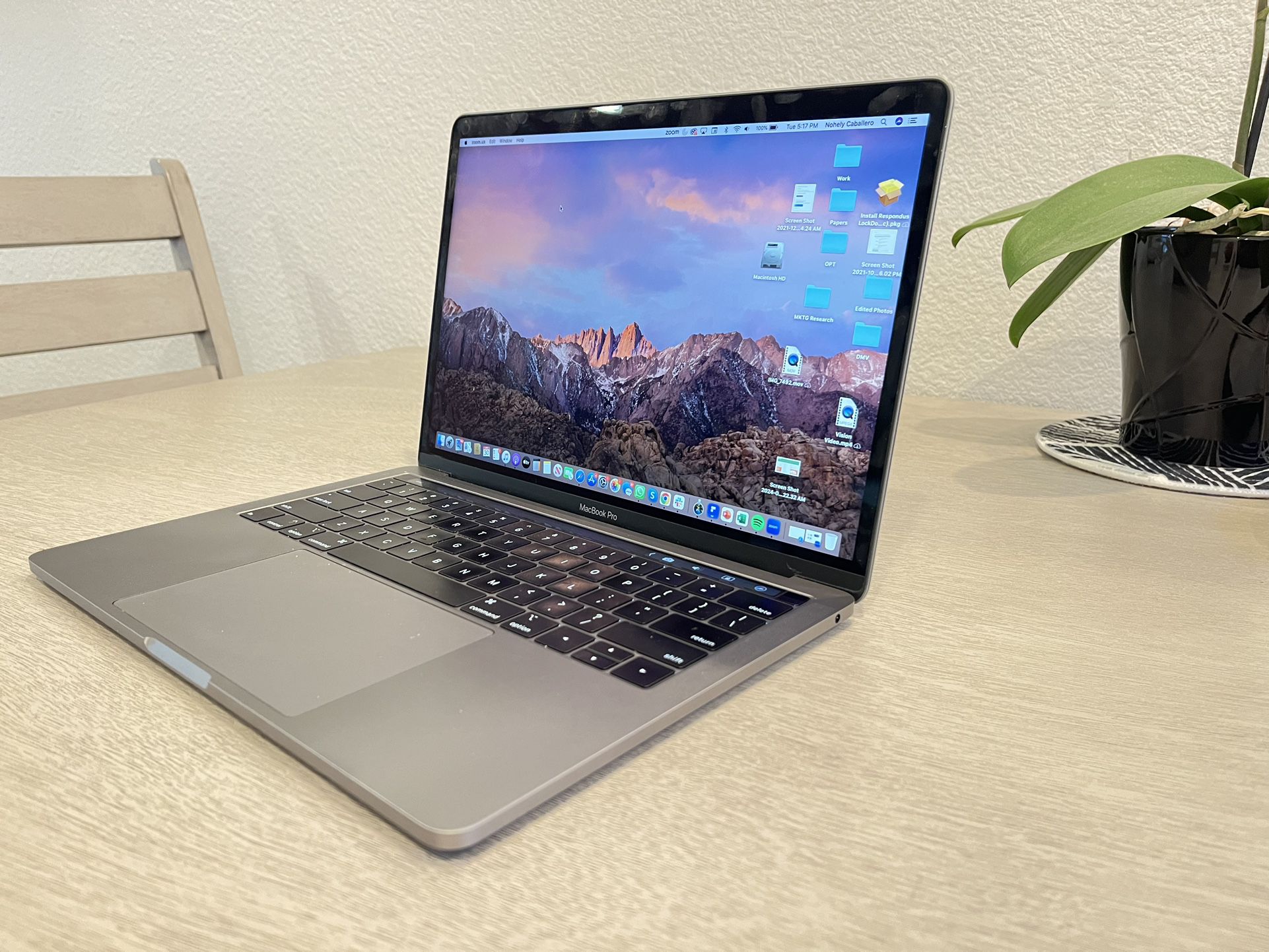 2019 MacBook Pro 13-Inch W/Touchbar