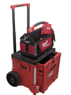 Milwaukee packout rolling drawer and packout 20 inch storage tote