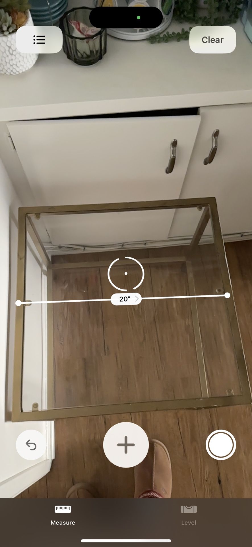 End Table (glass And Gold)