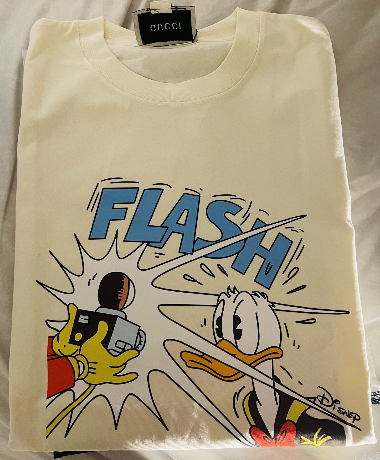 Gucci x Disney Donald Duck Flash T-Shirt - SIZE Large - New With Tags