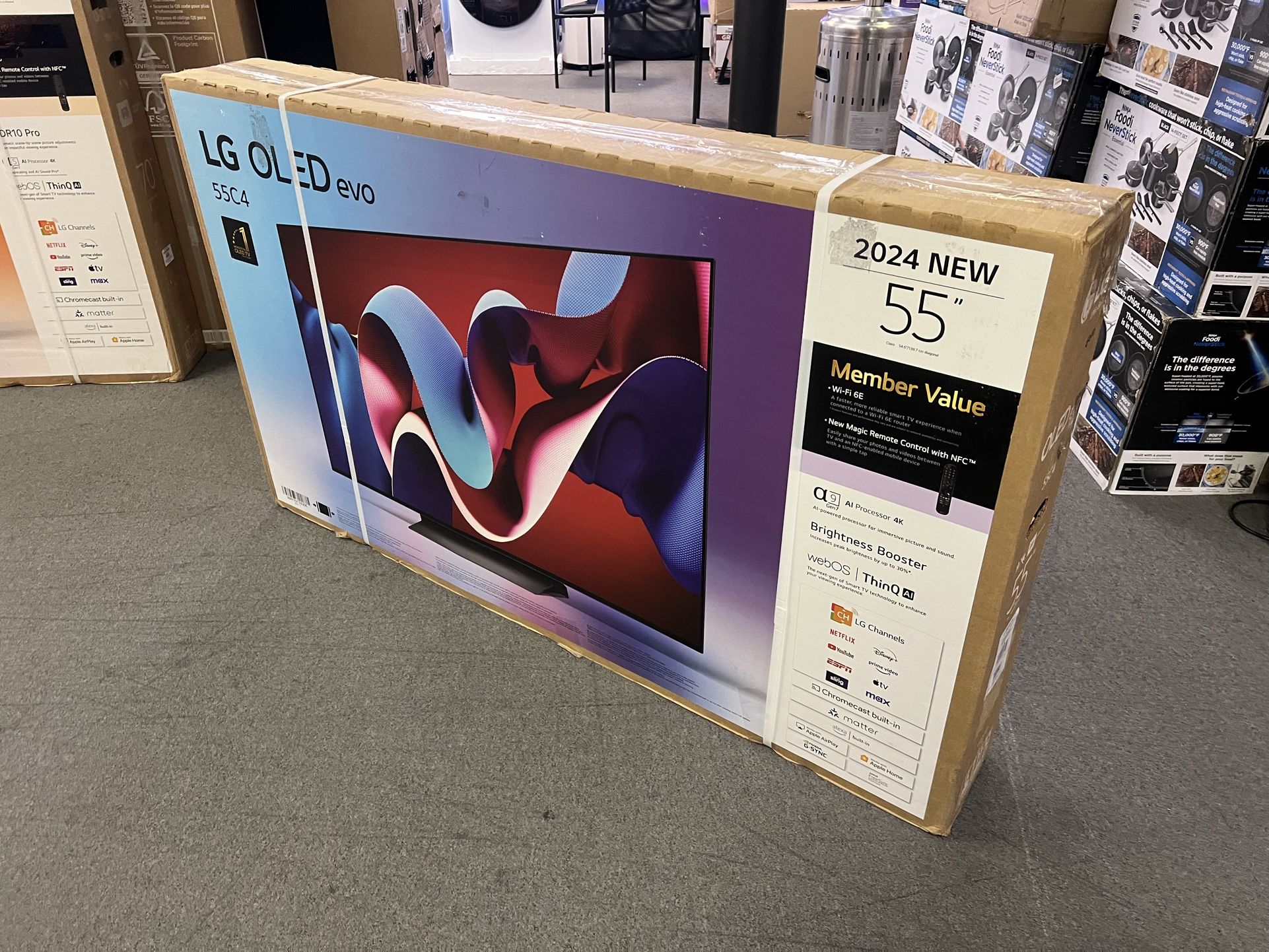 LG 55” 4K OLED C4