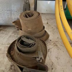 Heavy duty tie down straps with hooks