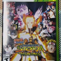 Naruto Shippiden: Ultimate Ninja Storm Revolution (Xbox 360) TESTED With Manual