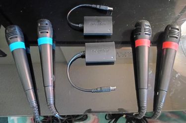 PS2 & PS3 SingStar Microphones BUNDLE