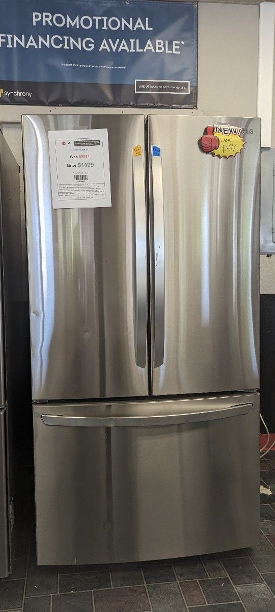 Scratch And Dent Never Been Used 29cu.Ft French Door Refrigerator for