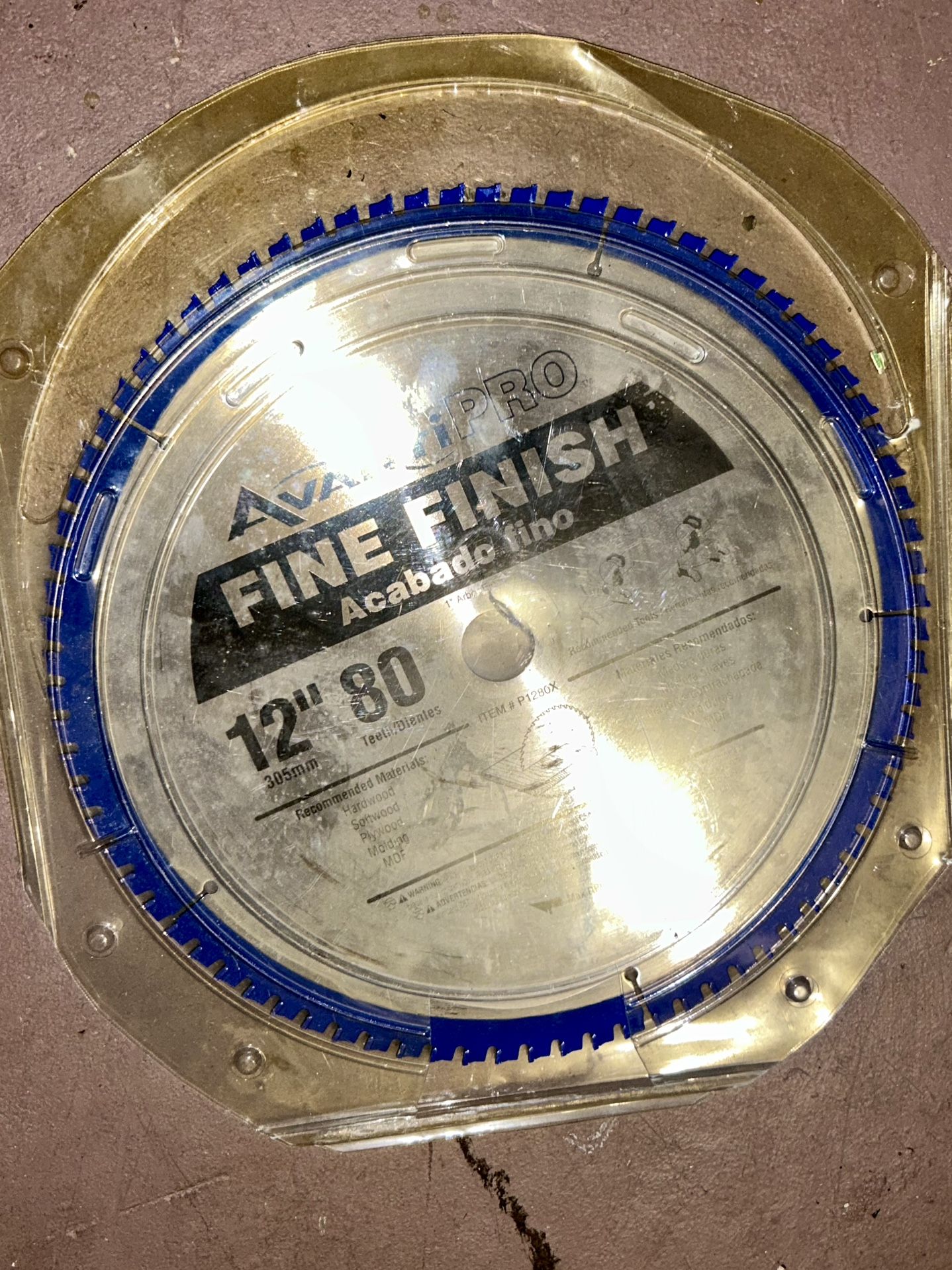 NEW Unused Miter Saw Blade Fine Finish 12” 80 Teeth
