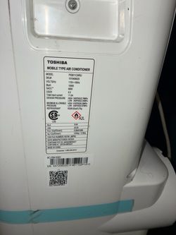 Toshiba 10,000 BTU Portable Air Conditioner