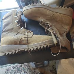 NEW MENS HIGH LACE UP MILITARY BOOTS