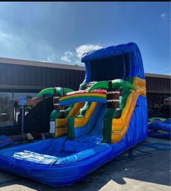 Water slide tsunami
