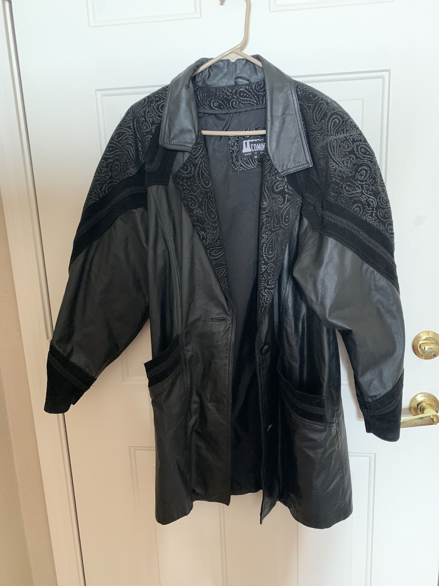 Women’s leather & suede jacket