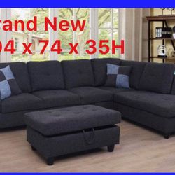 💫FREE DELIVERY💫Brand New Sectional Sofa Couch 