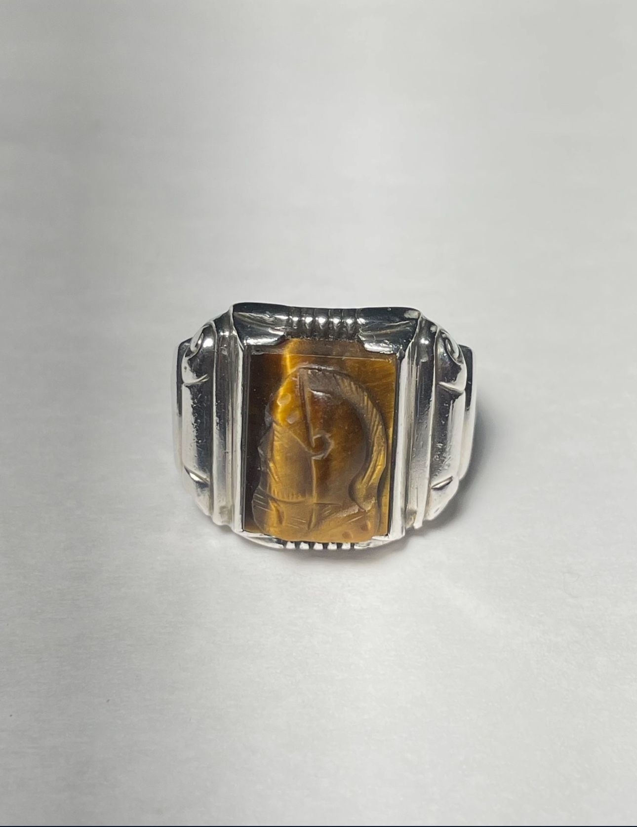 Sterling Silver Tiger Eye Ring