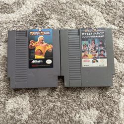 Wrestlemania / Steel Cage Challenge For Nintendo Nes