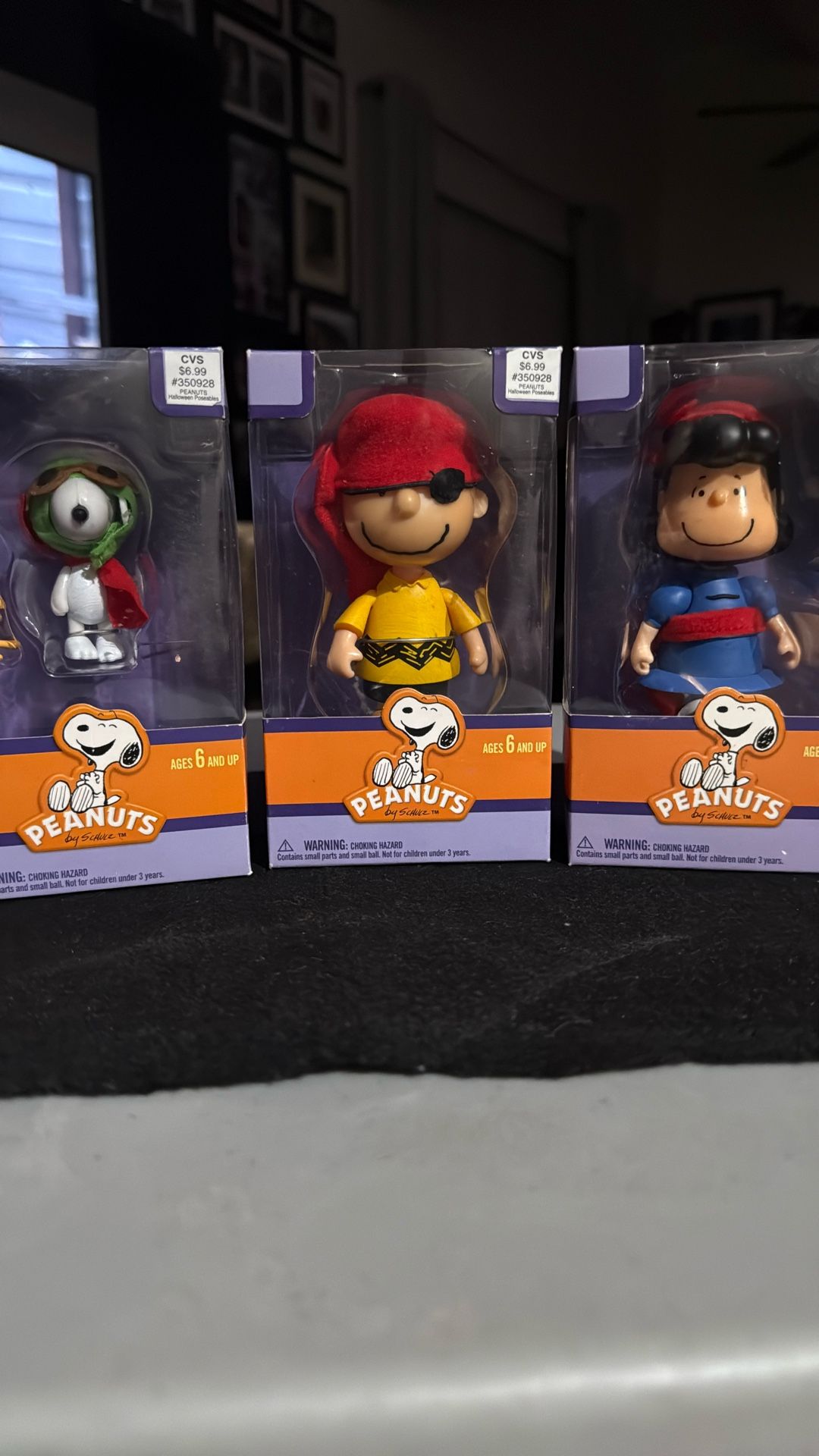 Peanuts  (3) Halloween Figure Set