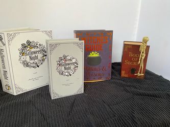 Halloween Decorative Book Boxes Set of 4