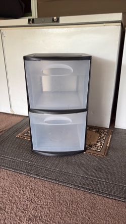 Two storage plastic cabinet