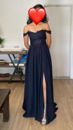 Navy Blue Prom Dress