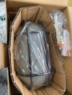 Exterior LED Wall Light Black Finish