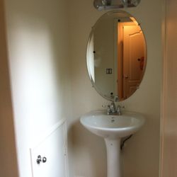 Oval Mirror for Guest Bathroom