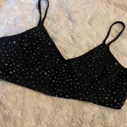 Rhinestone Top Size S 