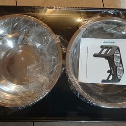New in The Box URPOWER Adjustable Raised Dog Food Bowl and Water Bowl
