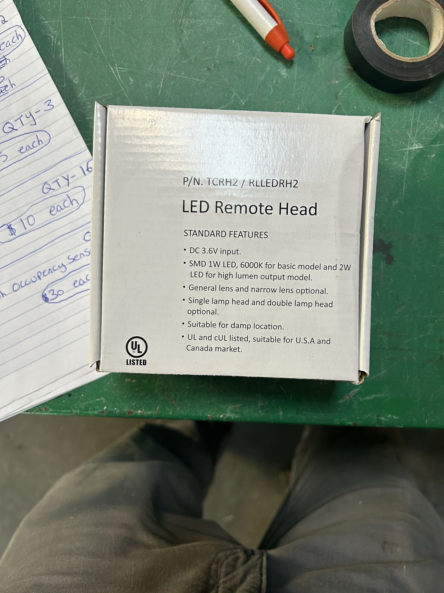 Double Remote Head LED LIGHTS