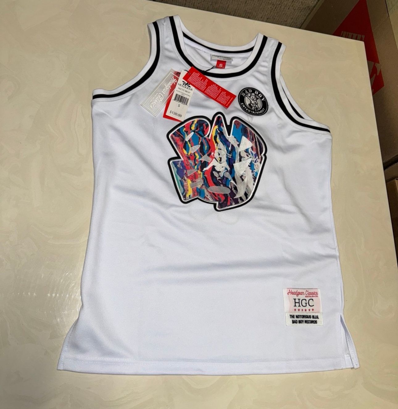 Bad Boy Entertainment Notorious BIG Jerseys New with Tags size Small