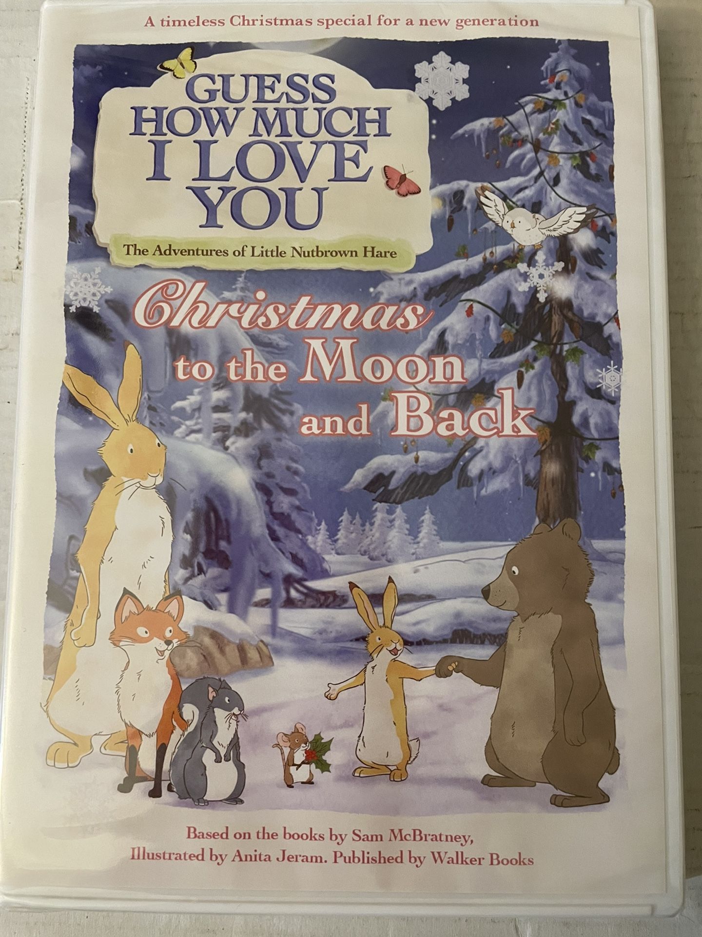GUESS HOW MUCH I LOVE YOU: CHRISTMAS TO THE MOON AND BACK (DVD) NEW