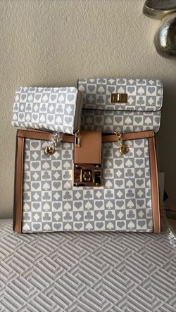 Structured Handbag and Wallet Set