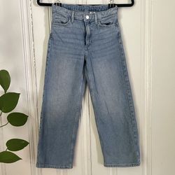 H&M Kid’s Blue Wide Leg Unisex Boy Girl Jeans Denim Pants Size US 7