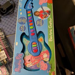 Peppa Pig Kids Musical Fun Stuff Electric Guitar play music toy instrument 