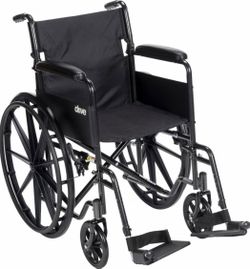 DRIVE MEDICAL FOLDING TRANSPORT WHEELCHAIR NEW IN BOX